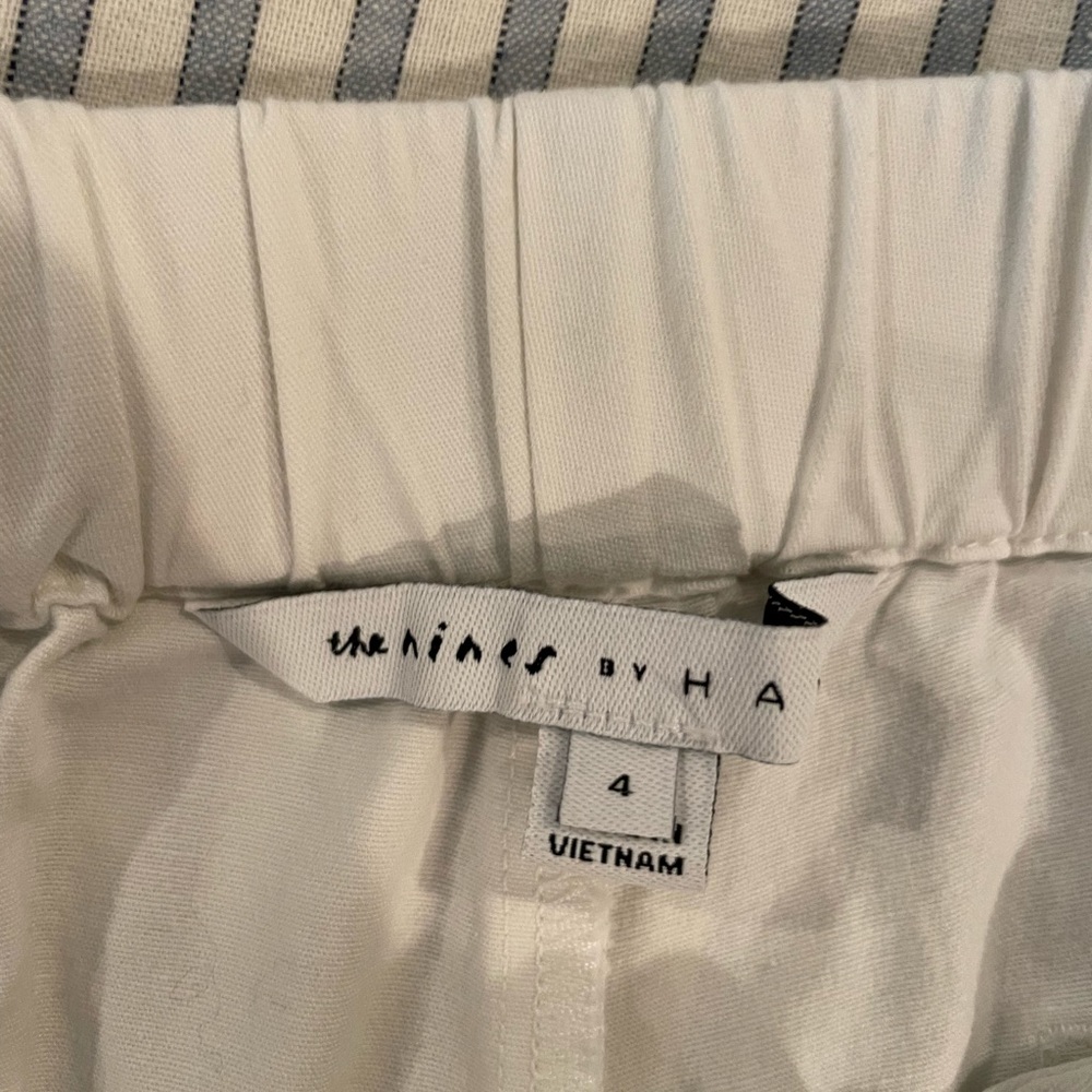 The Nines by Hatch (Target) brand white maternity pants, size 4.
